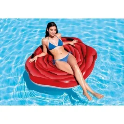 Matelas Pneumatique Red Rose 137 X 132 Cm