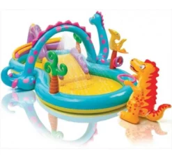Piscine Centre De Jeux Intex Dinoland 333 X 229 X 112 Cm