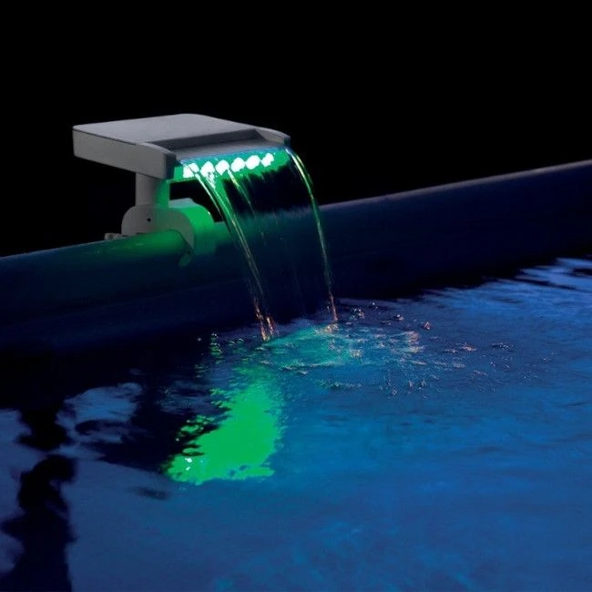 Cascade LED Multicolore Pour Piscine